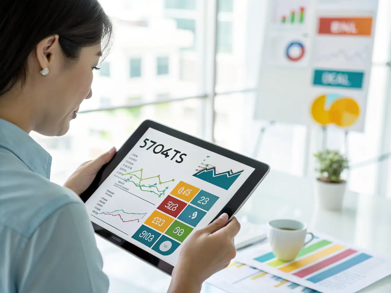 A financial advisor explaining the concept of compound interest to a young investor, highlighting the power of long-term financial planning in the UK.